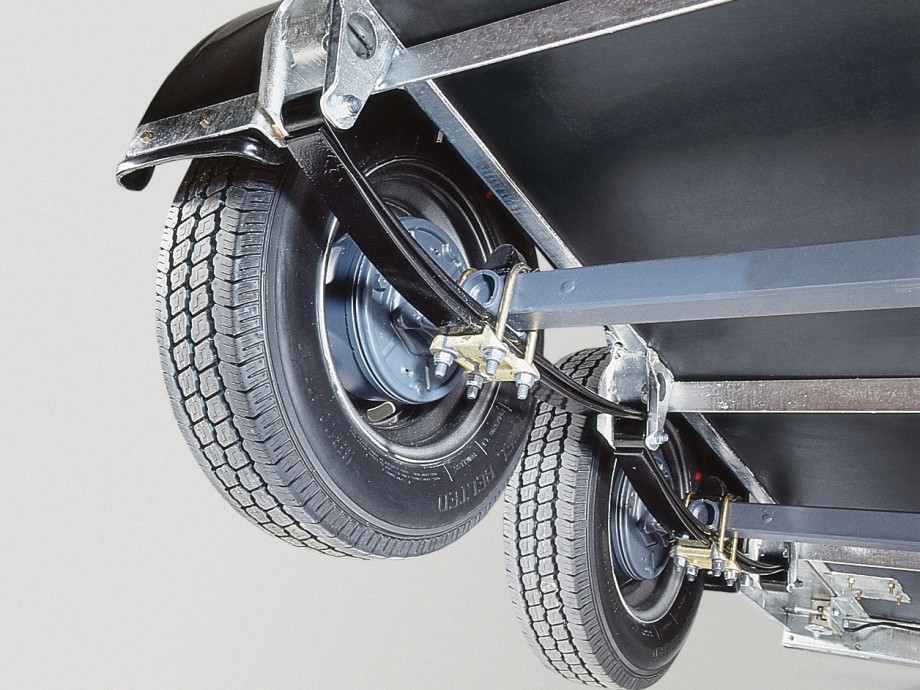 Parabolic Leaf Spring Suspension Image
